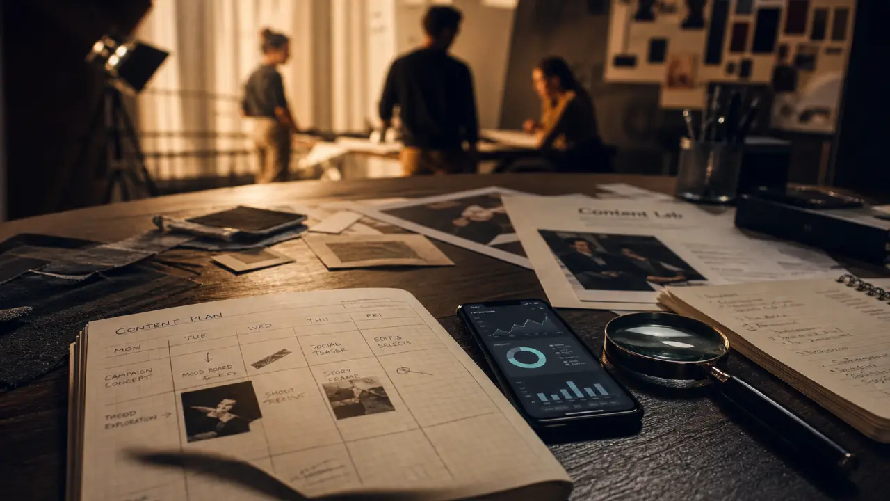Content creation agency : tri social, influence ou production, briefing créatif