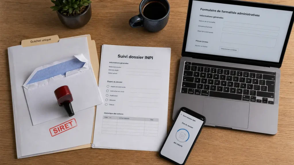 Délai obtention siret auto entrepreneur : dossier guichet unique en cours