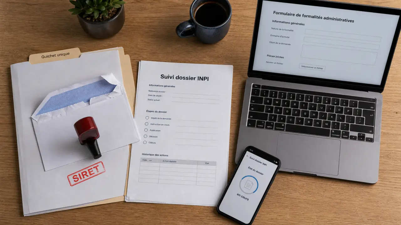 Délai obtention siret auto entrepreneur : dossier guichet unique en cours