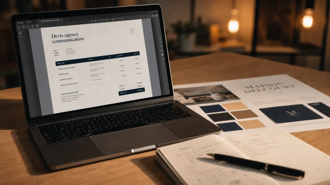 Devis agence de communication : prix branding, SEO et services