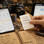 Stratégie digitale restaurant : avis Google et réservation en ligne sur smartphone