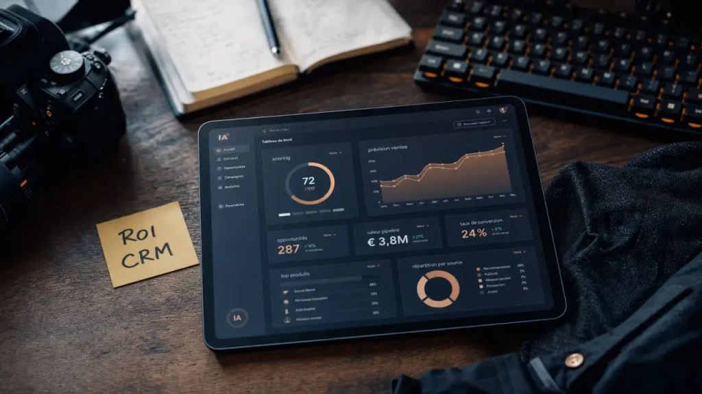 Avantages CRM avec intelligence artificielle : scoring des leads et ROI mesurable
