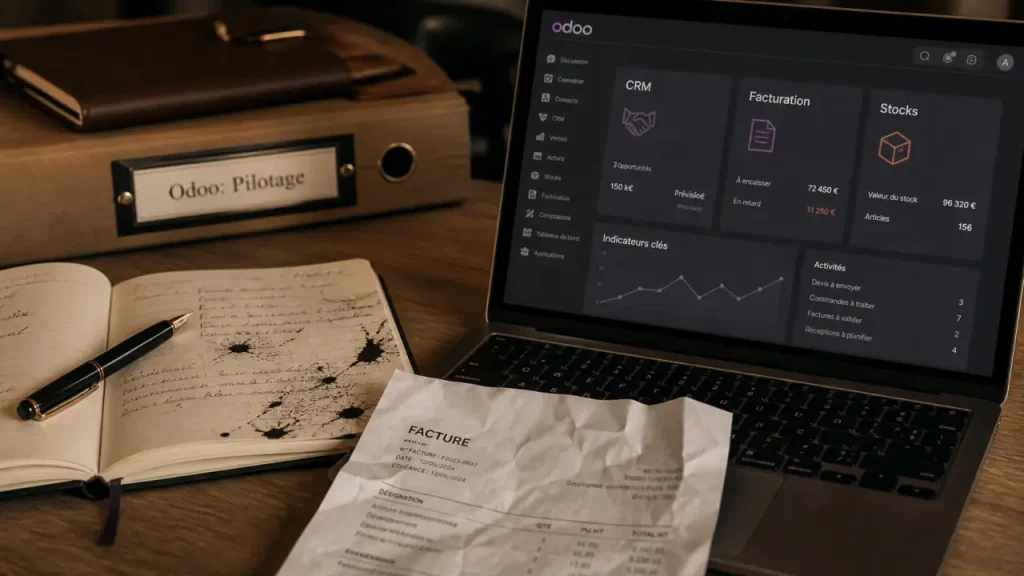 Avis Odoo : pilotage ERP pour PME sur bureau