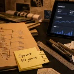 Comment utiliser stratégie marketing GrowthMap, sprint 30 jours pour prioriser les leviers