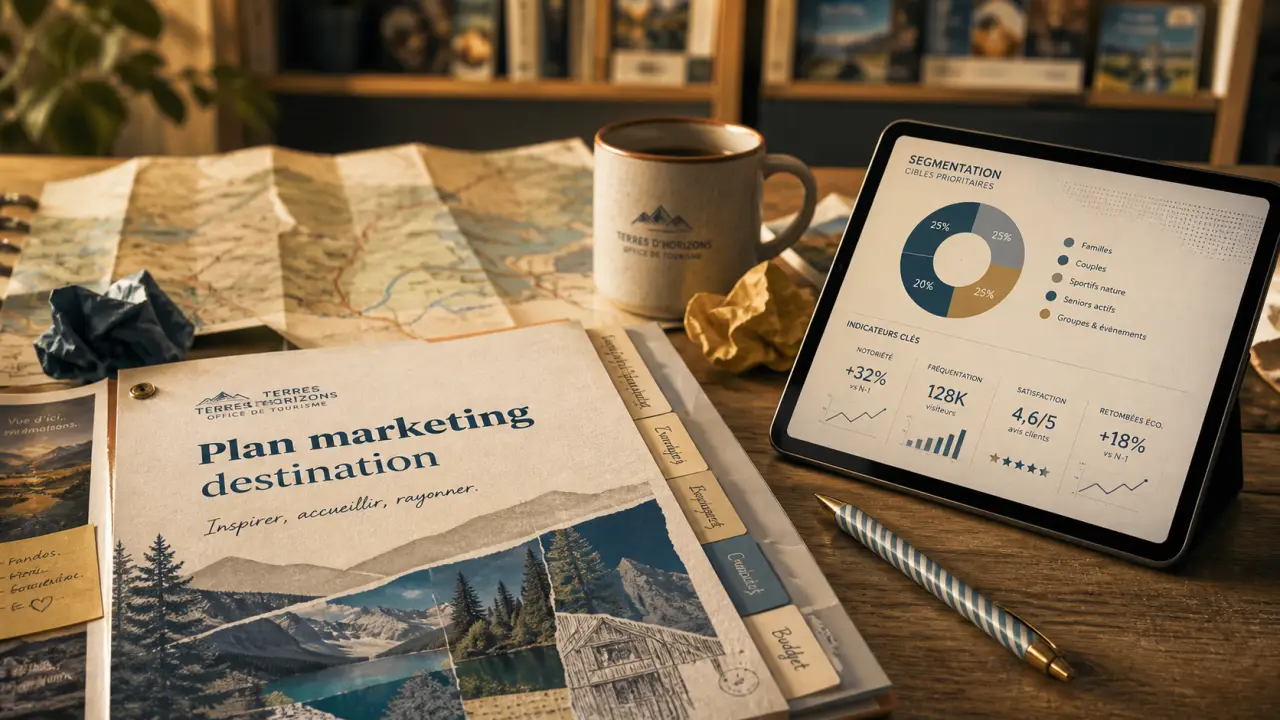 Formation destination marketing : dossier plan marketing, KPI et segmentation