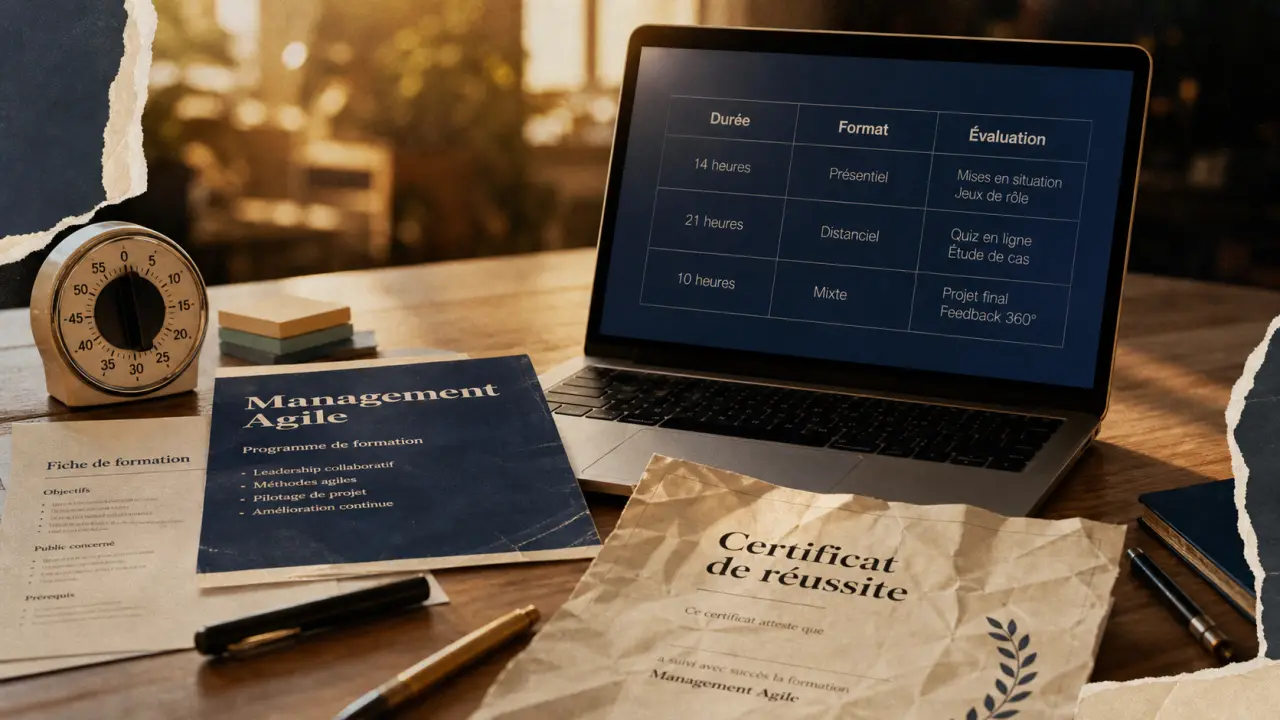 Formation management agilemaster certifiante : durée, format et reconnaissance
