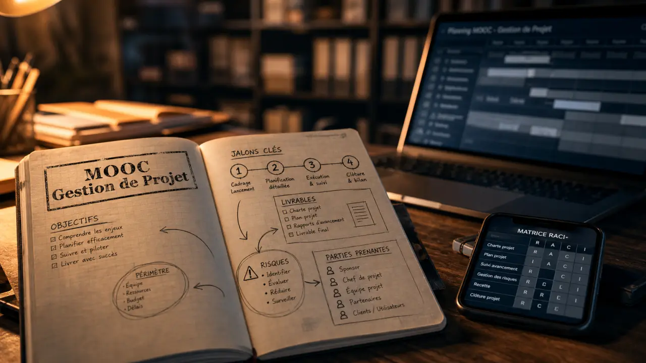 MOOC gestion de projet : gratuit, payant ou certifiant