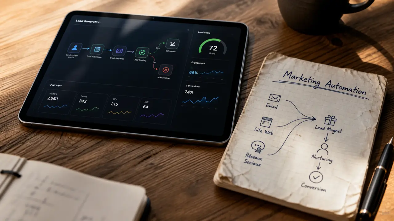 Solution marketing automation leadgen evolution : scoring et RGPD