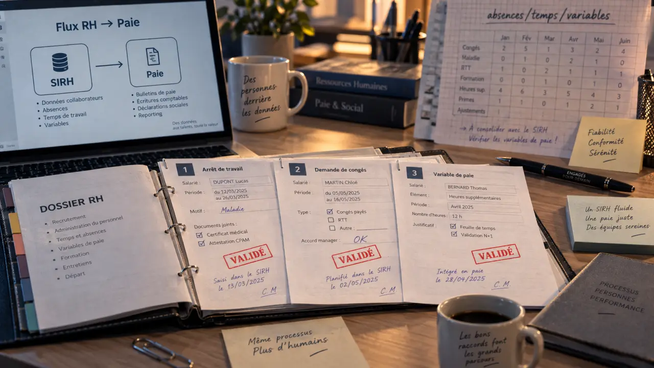 sirh paie : centralisation des données pour bulletins sécurisés