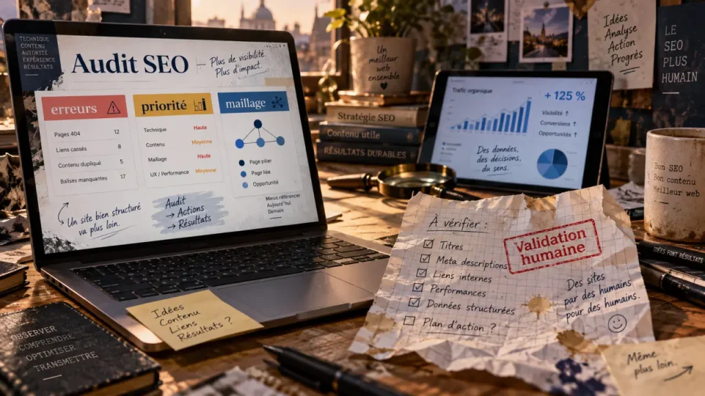 Agent ia seo : audit SEO avec validation humaine