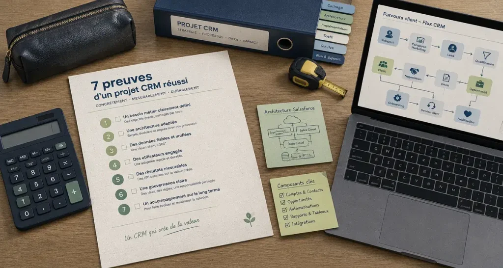 Cabinet de conseil salesforce : 7 preuves pour sécuriser un projet CRM