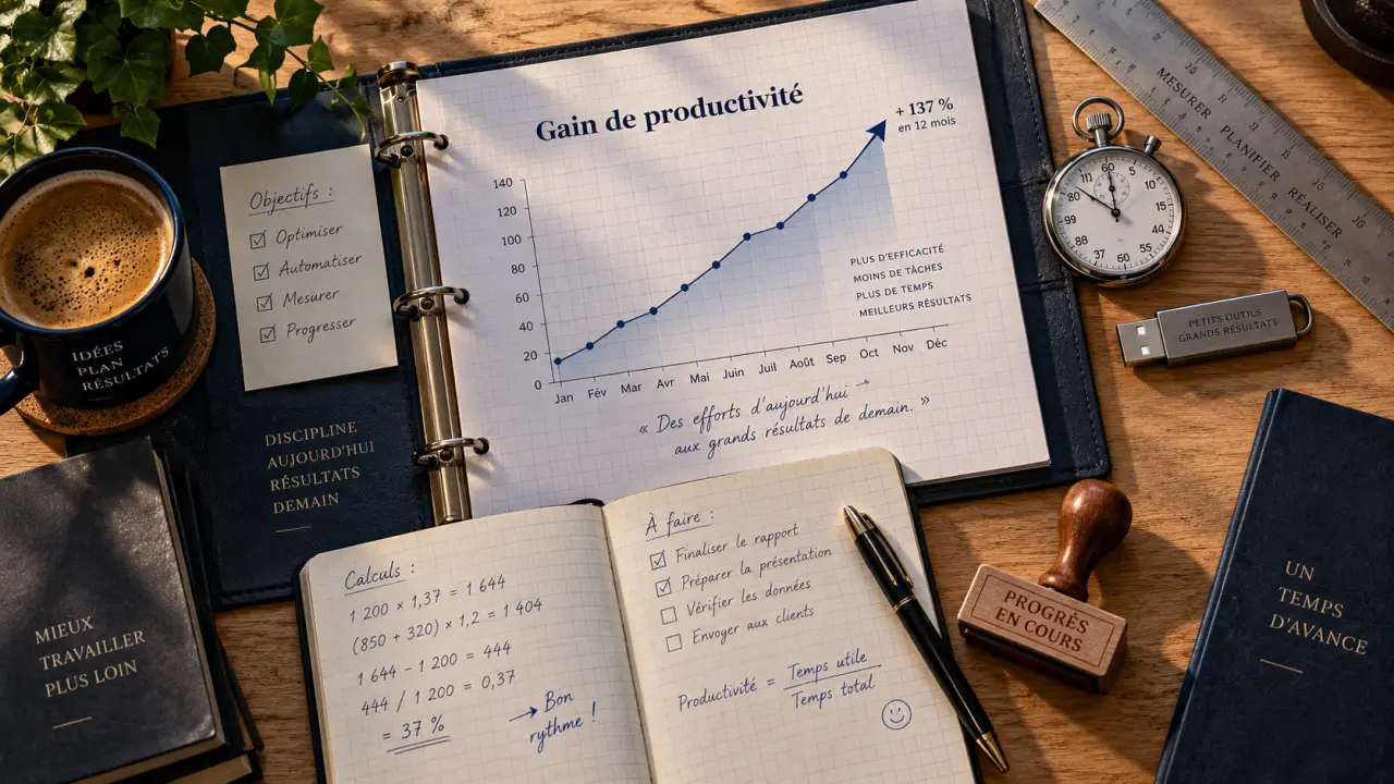 Gain de productivité : produire plus avec moins de ressources